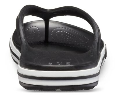 Crocs Bayaband Black/White Flip Flops