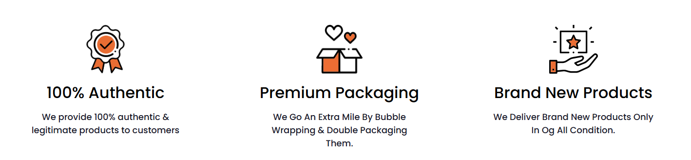 100% Authentic | Premium Packaging | Brand New Products