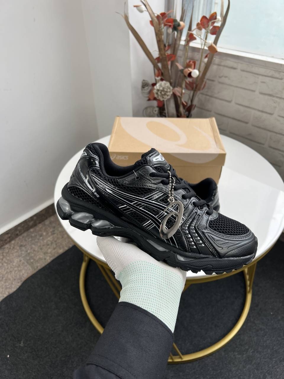 ASICS GEL Kayano 14 Black Pure Silver