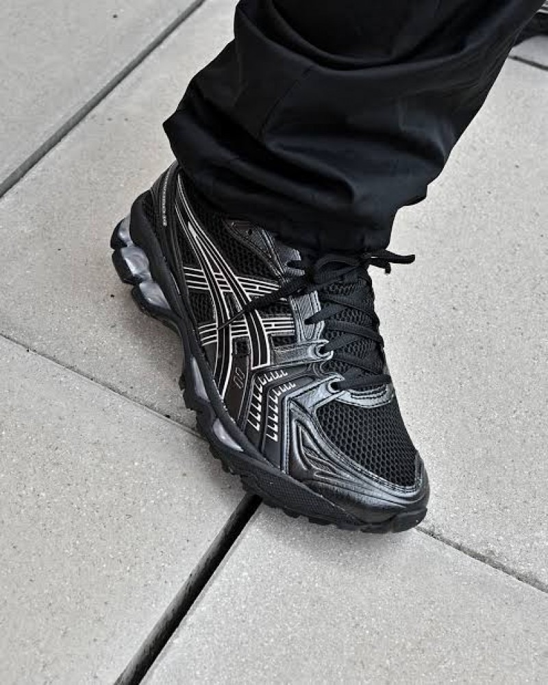 ASICS GEL Kayano 14 Black Pure Silver