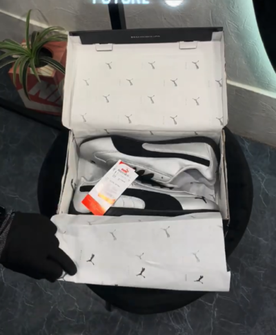 Puma Speedcat Metallic Silver Black