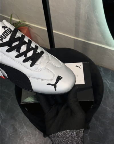 Puma Speedcat Metallic Silver Black