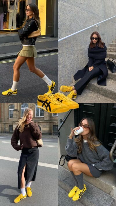 Onitsuka Tiger Mexico 66 Lace Up Yellow Black