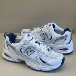 New Balance 530 White Silver Navy