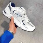 New Balance 530 White Silver Navy