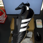 Adidas Taekwondo Slip Ons Black White