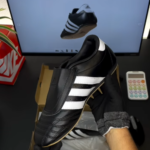 Adidas Taekwondo Slip Ons Black White