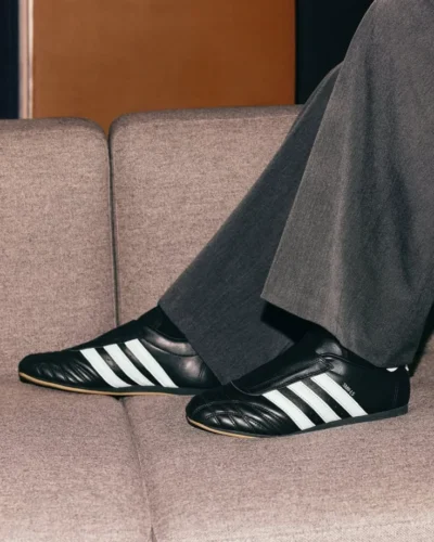 Adidas Taekwondo Slip Ons Black White