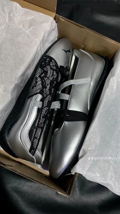 Puma Speedcat Ballet Lace Ribbon silver