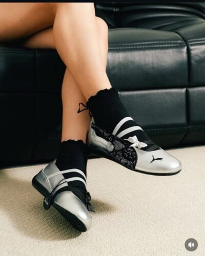 Puma Speedcat Ballet Lace Ribbon silver