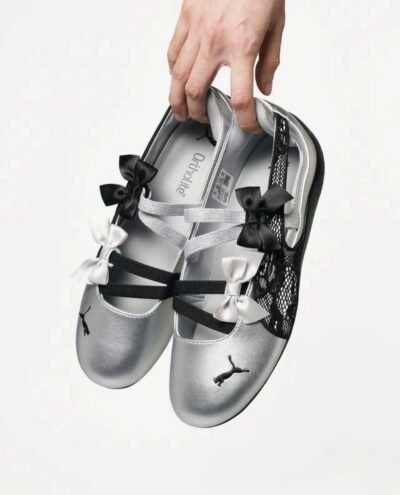 Puma Speedcat Ballet Lace Ribbon silver